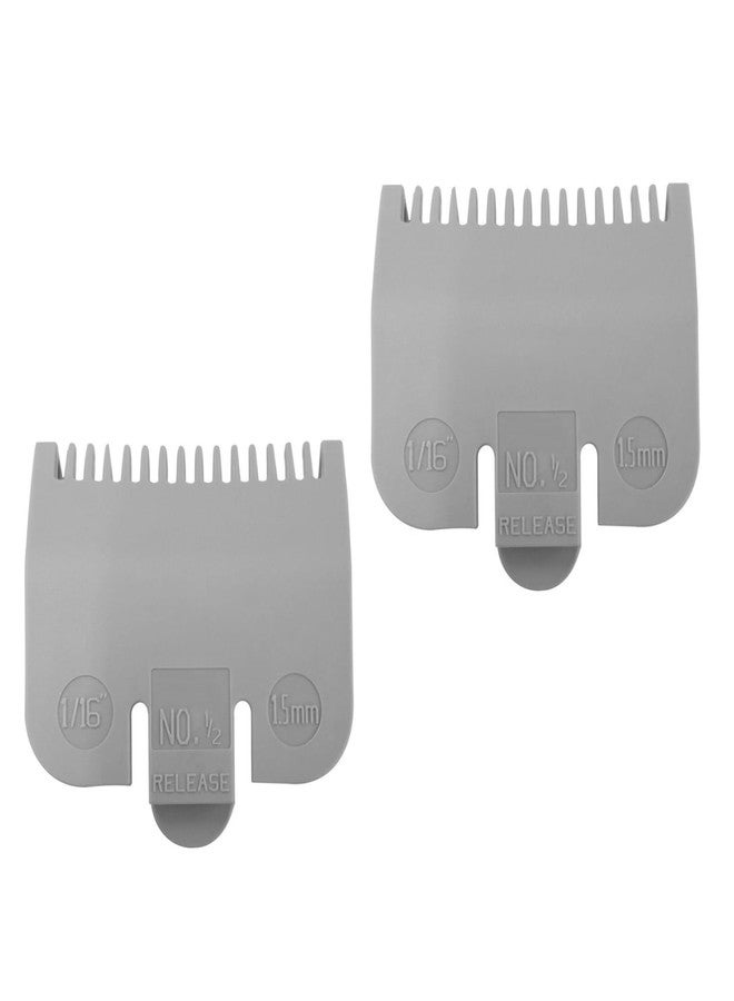 CHAR YONG Replacement for Wahl Professional Color Coded Clipper Guide Comb Attachment #1/2, 1/16", 1.5mm-Great for Professional Stylists and Barbers(2 pack) - Image 1